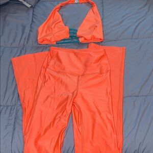 TF AM Orange Activewear Set